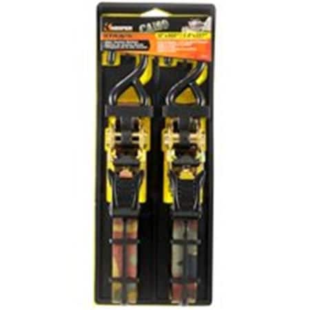 Keeper Keeper 3518 Camouflage Ratchet Tiedown - 12 Ft. 3129509